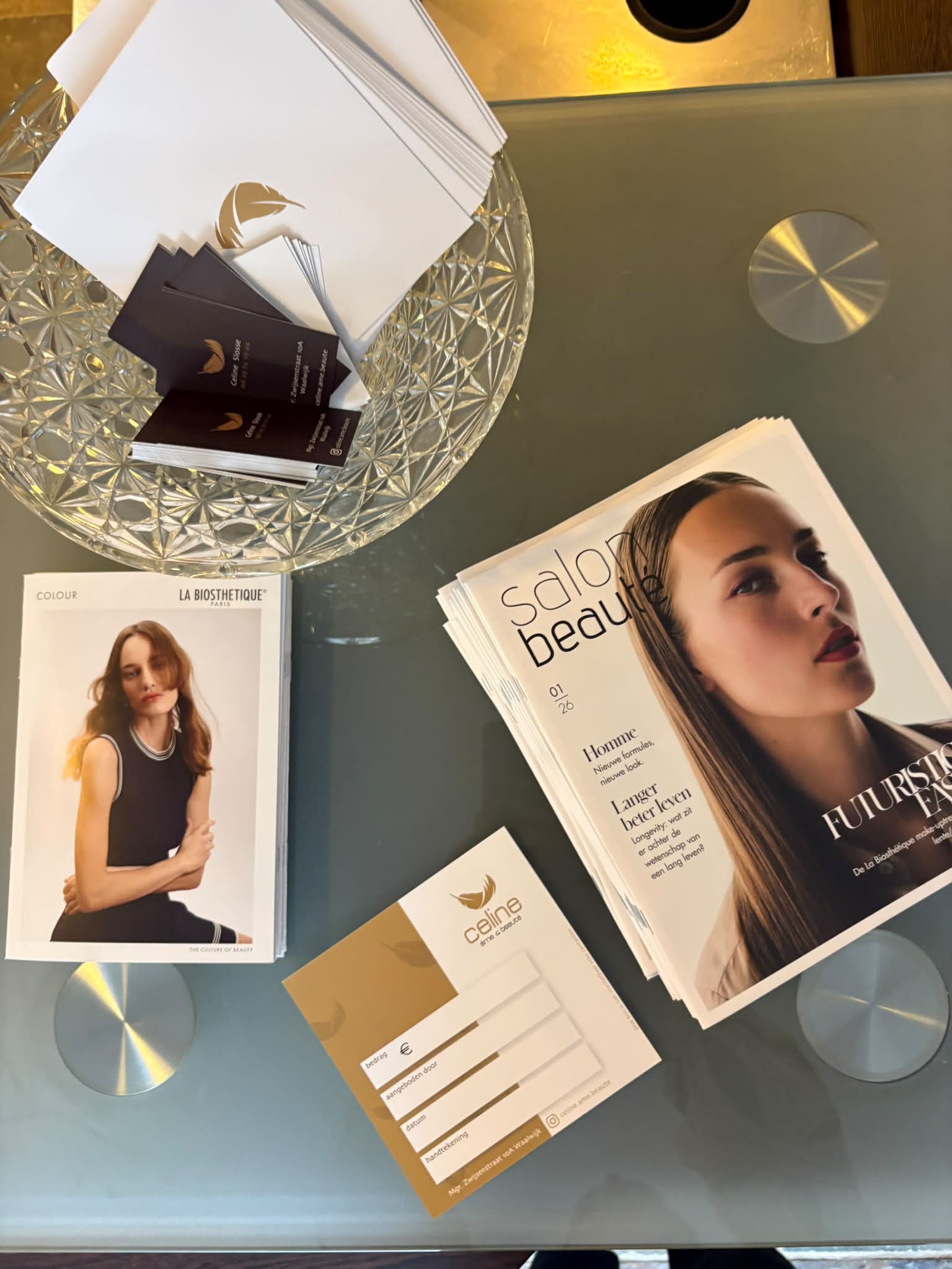 Kappersstoel bij Céline áme & beauté Waalwijk